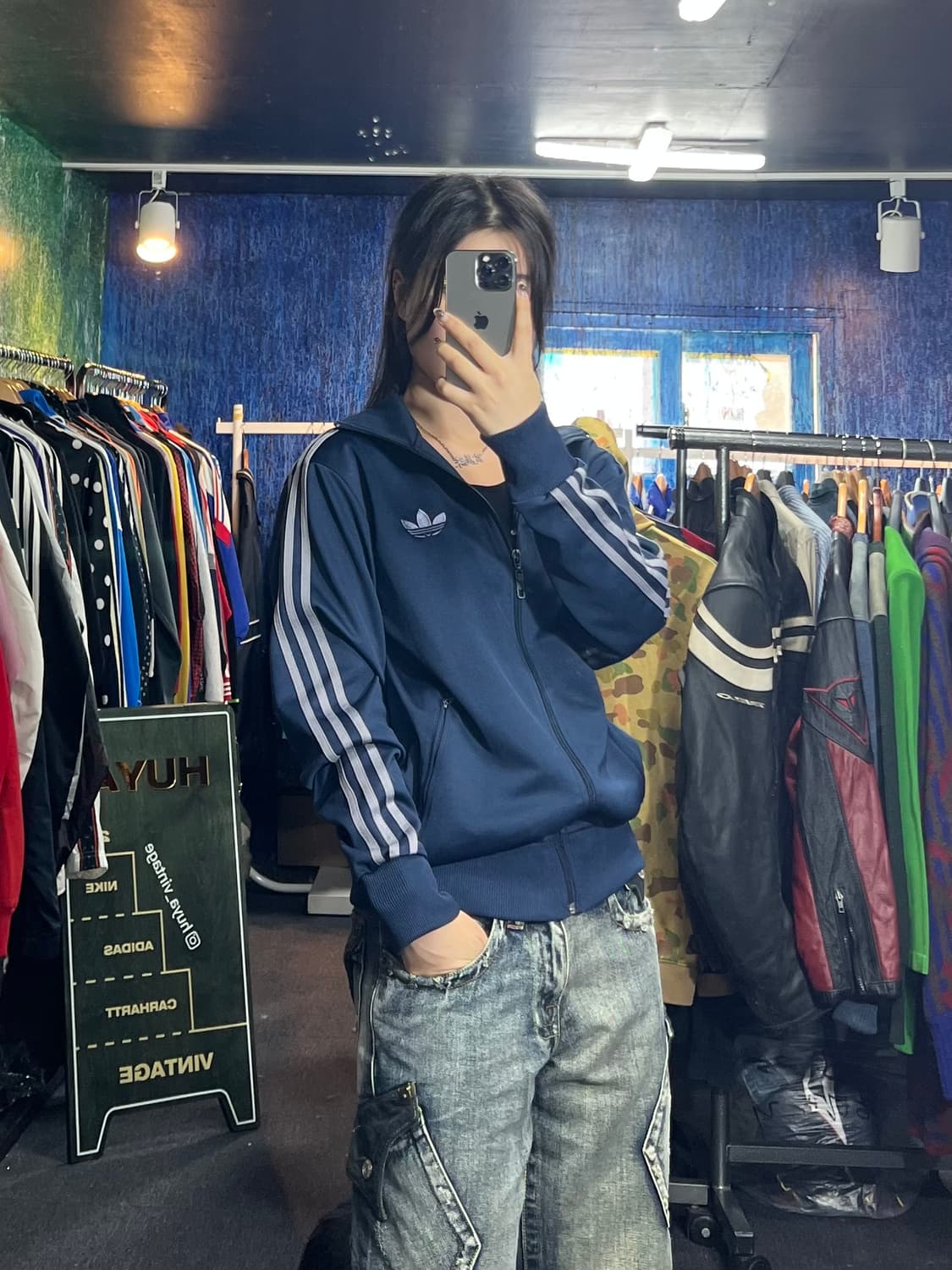 아디다스 네이비 그레이 파이어버드 져지 95 상품이미지3