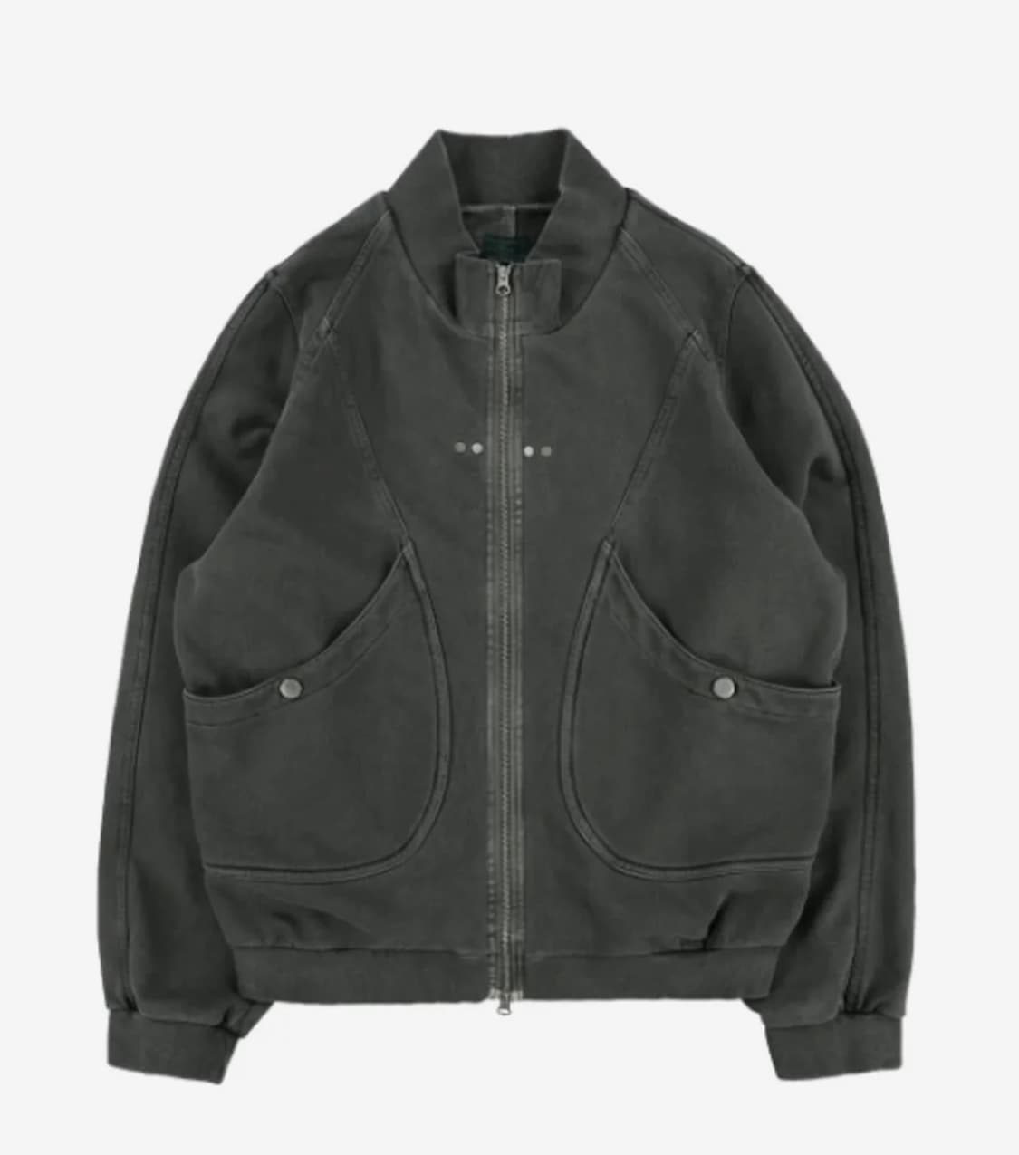 더콜디스트모먼트 빈티지 져지 집업 카키 M 상품이미지1