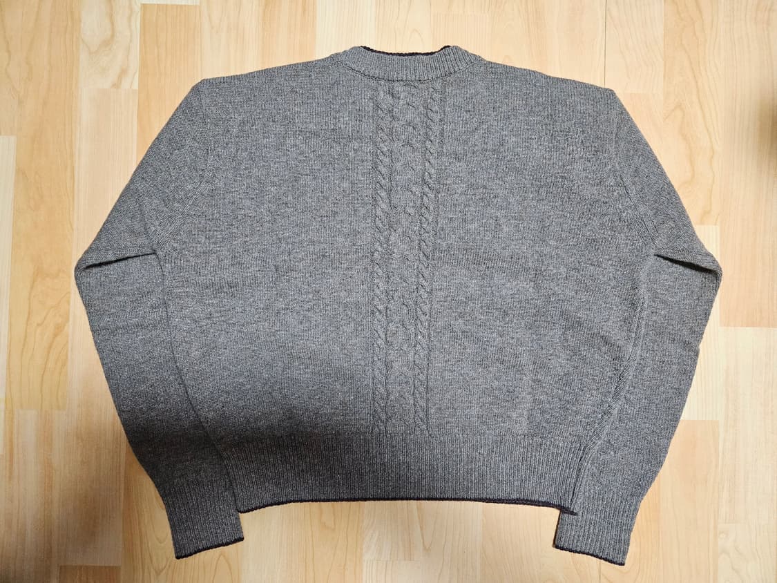 웨이비니스 드리프트 레이어드 브이넥 니트 브라운 1사이즈 상품이미지4