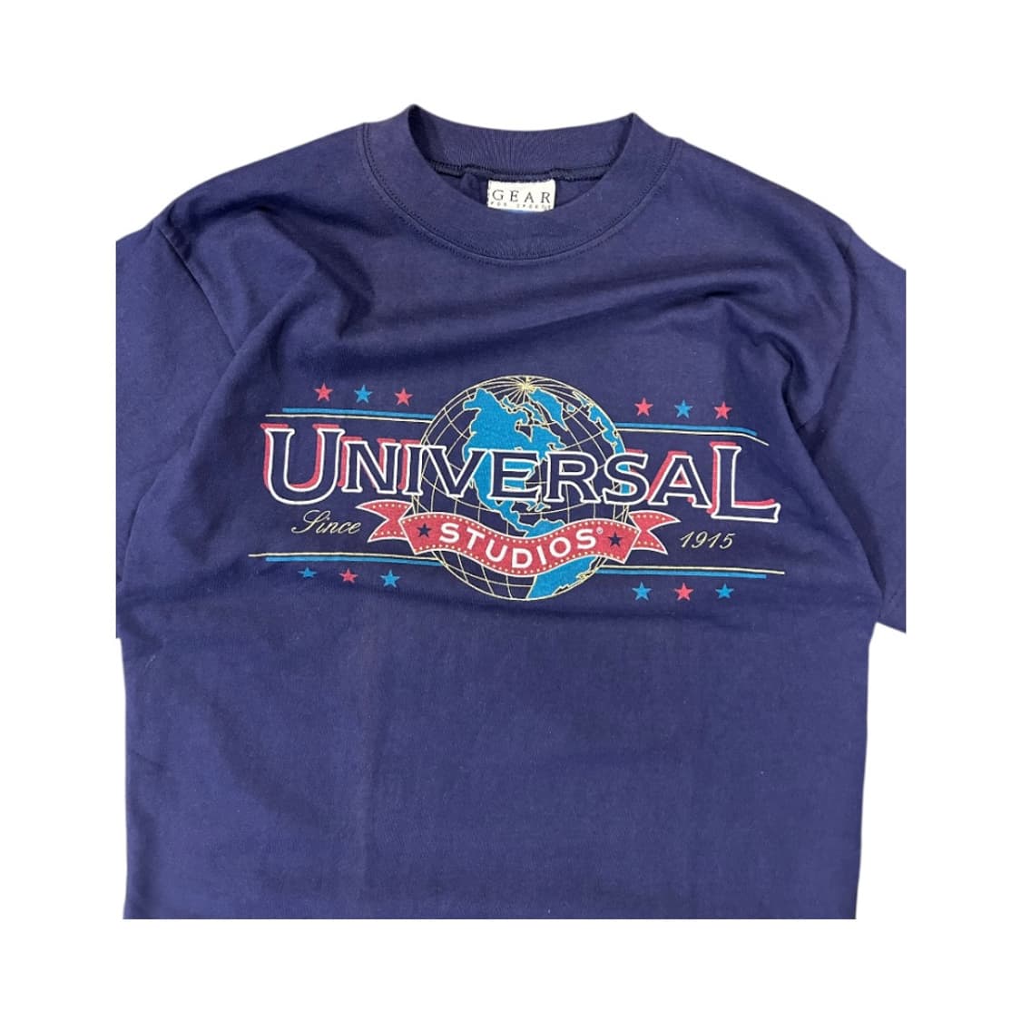 S) 유니버설 스튜디오 네이비 빅로고 프린트 반팔티 T-108 상품이미지2