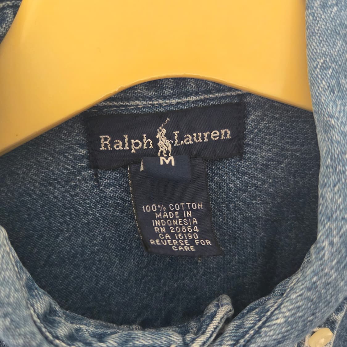 00's 빈티지 폴로 랄프로렌 여성 데님 셔츠 상품이미지4