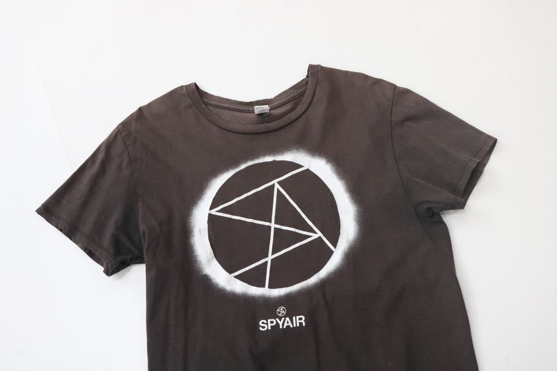 SPYAIR 스파이에어 굿즈 빈티지 스프레이 그래픽 브라운 반팔티셔츠 M 상품이미지3