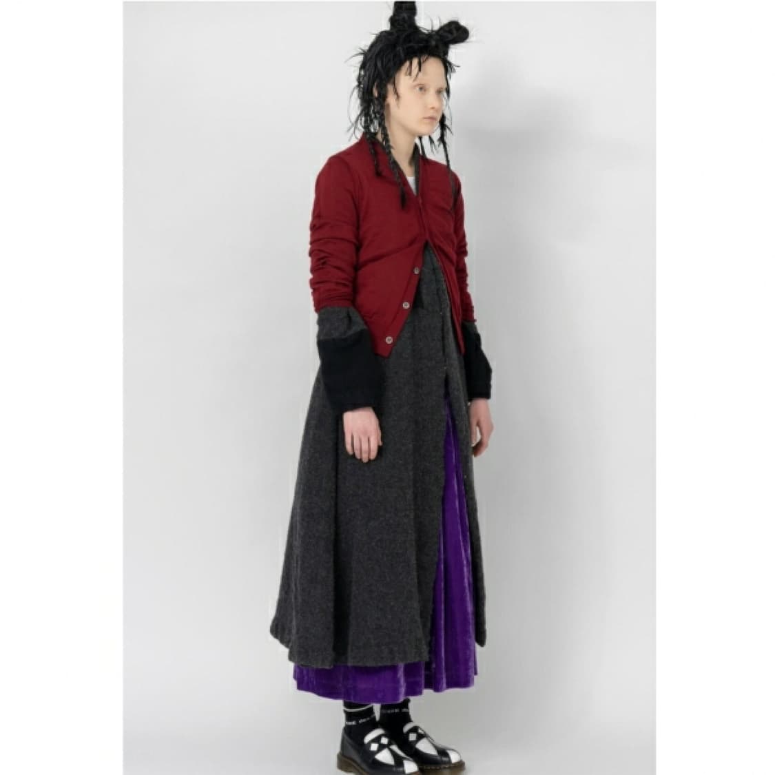 Comme des garcons 가디건 버건디 S 상품이미지1