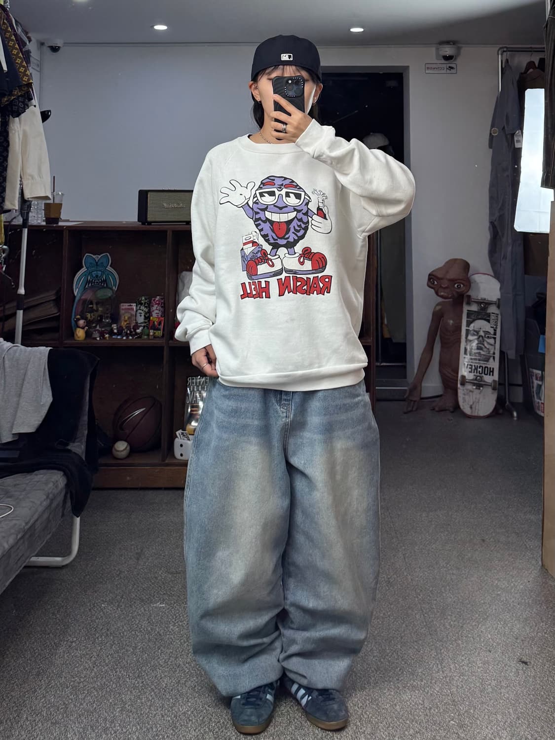 80s Raisin hell 스웻셔츠 상품이미지5