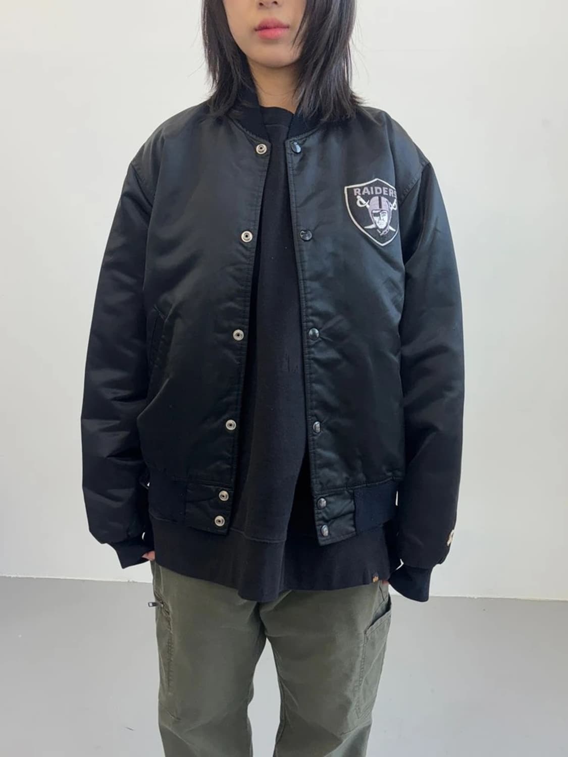 NFL Raiders Starter Pro Line Jacket 상품이미지2
