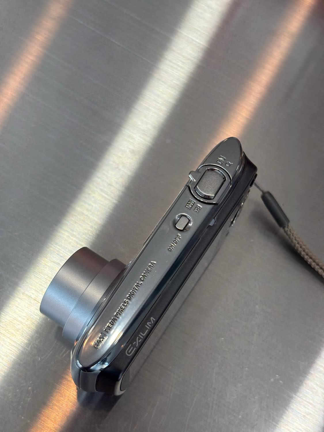 풀박/날짜표시)카시오 엑슬림 ex-z370 실버 빈티지디카 상품이미지6