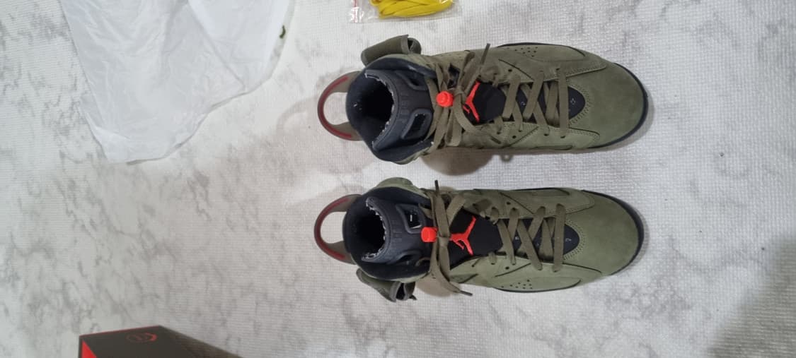 나이키 에어조던 6 트래비스 스캇 올리브 270 상품이미지5