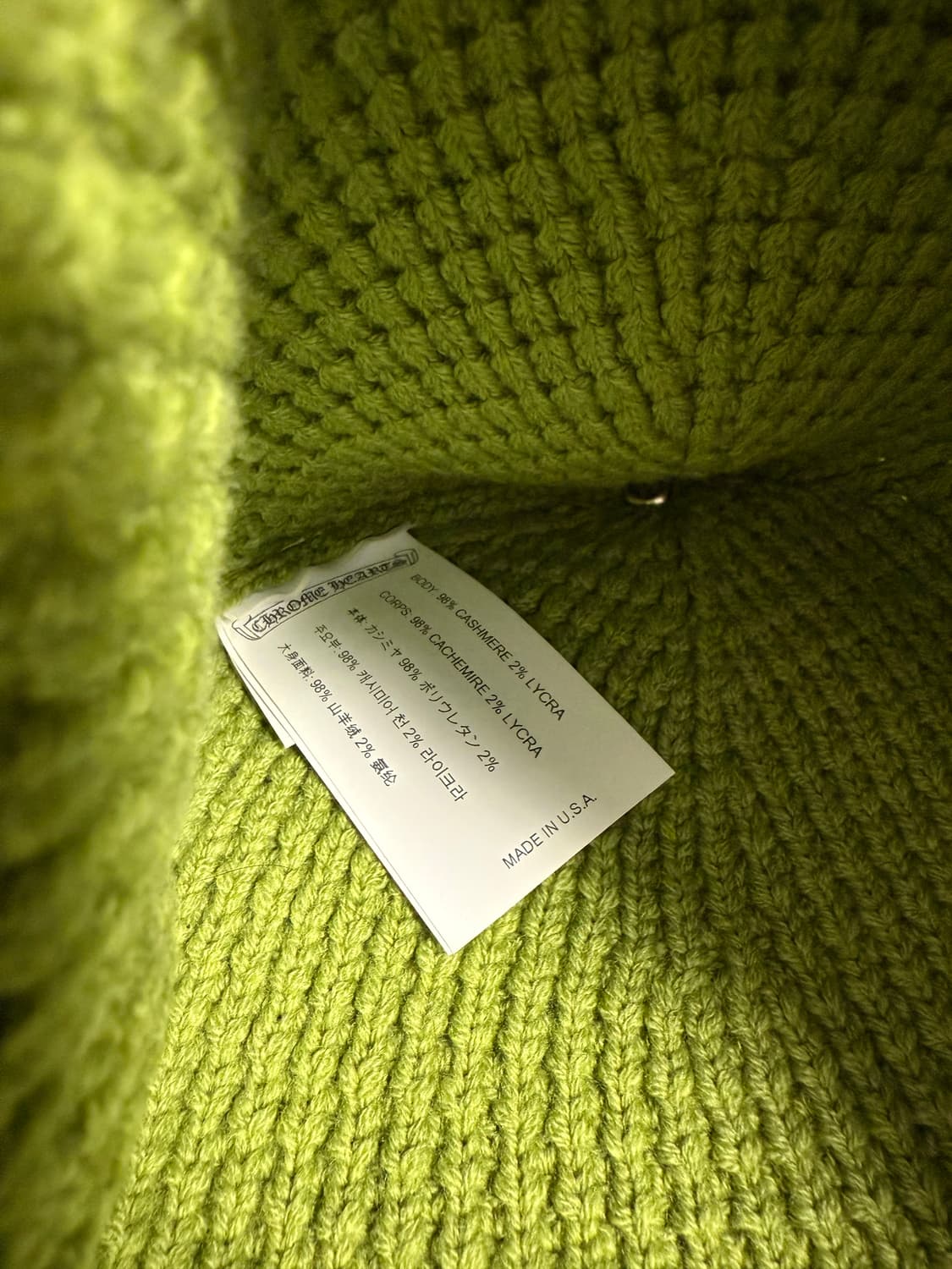 크롬하츠 캐시미어 히트앤런 비니 상품이미지5