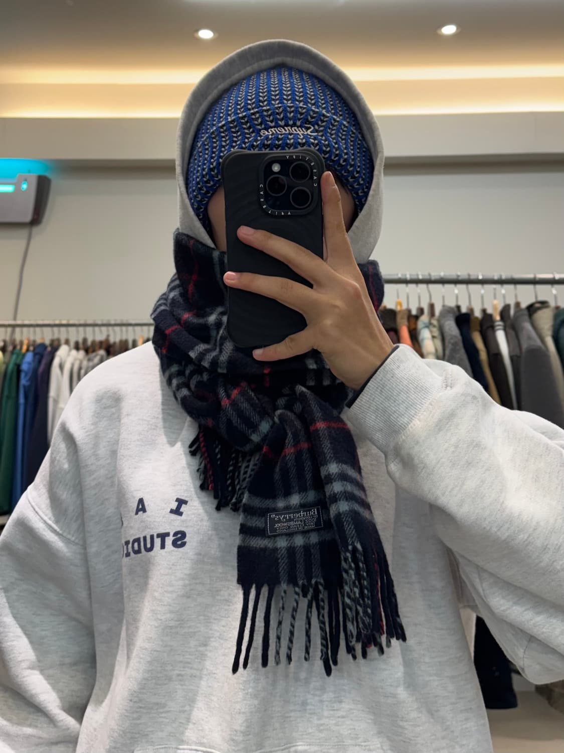 버버리 체크 머플러 상품이미지6