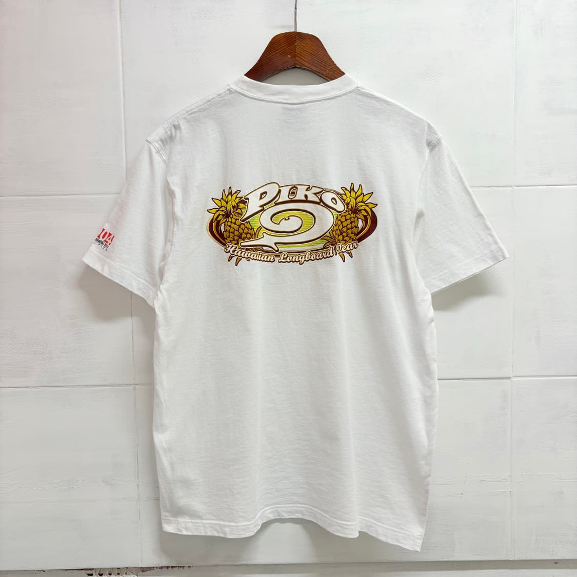 PIKO Hawaiian 글리터 프린팅 반팔티 상품이미지1