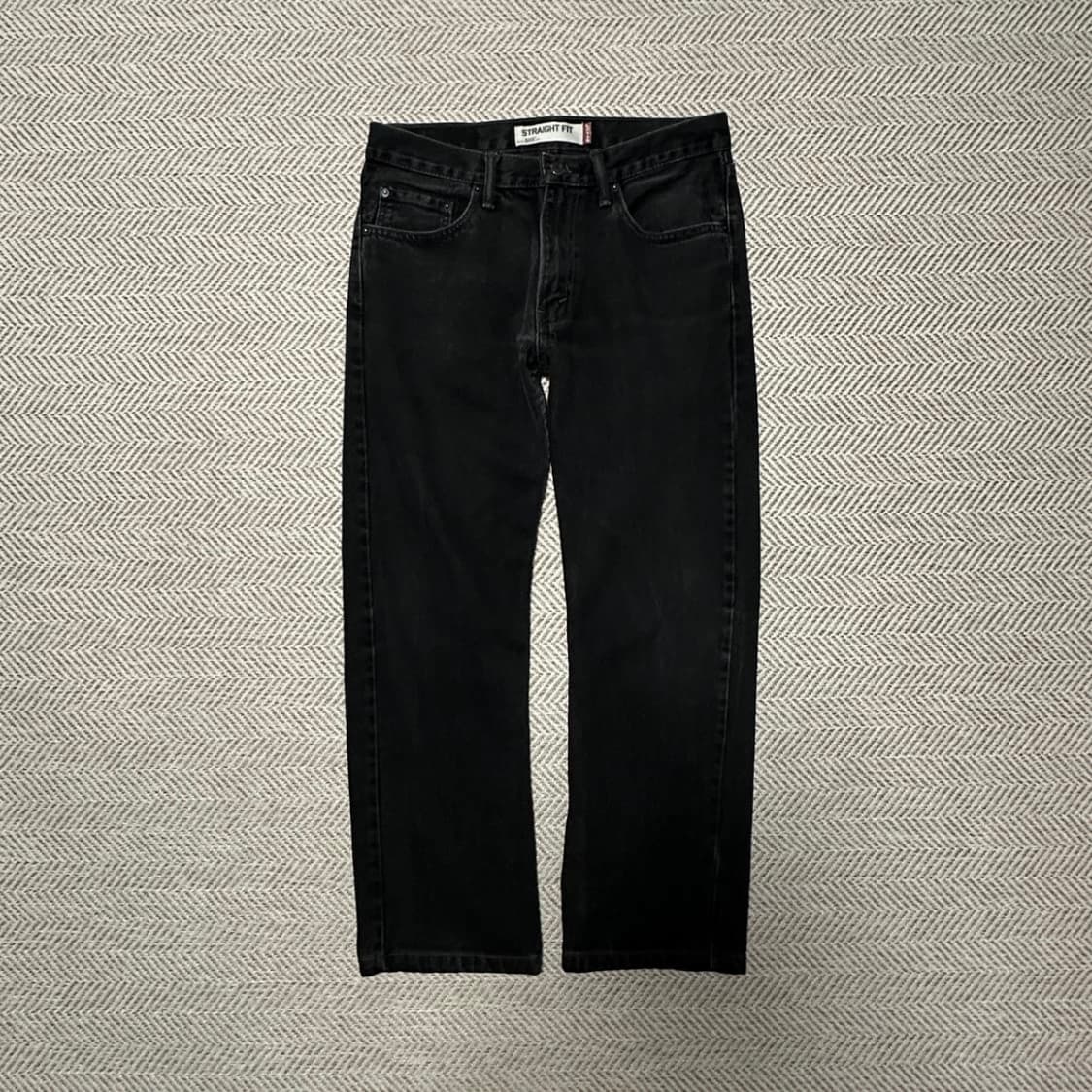 리바이스 505 블랙 데님 팬츠 상품이미지2