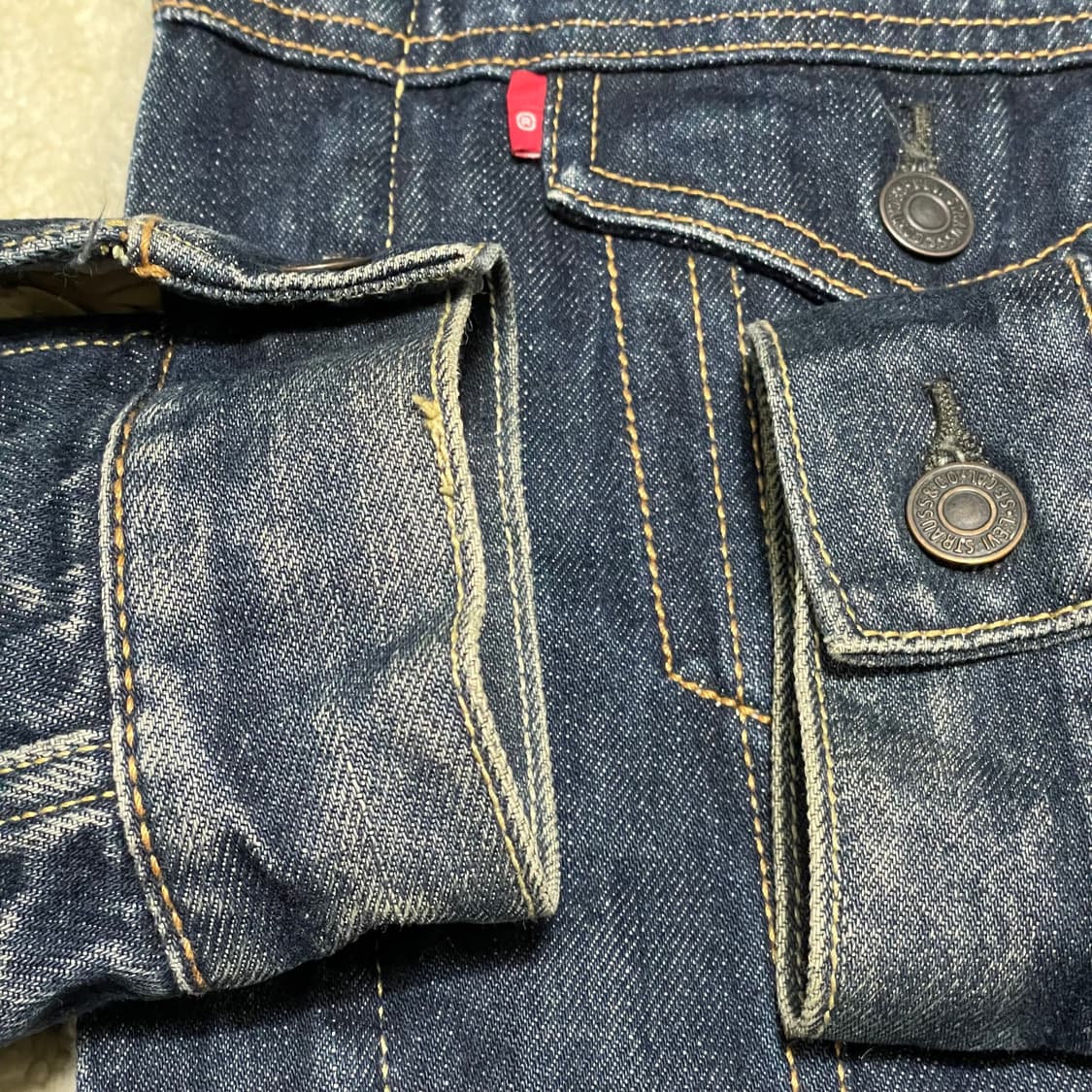 [L] 리바이스 빈티지 써클R 쉐르파 데님 트러커 자켓 상품이미지3