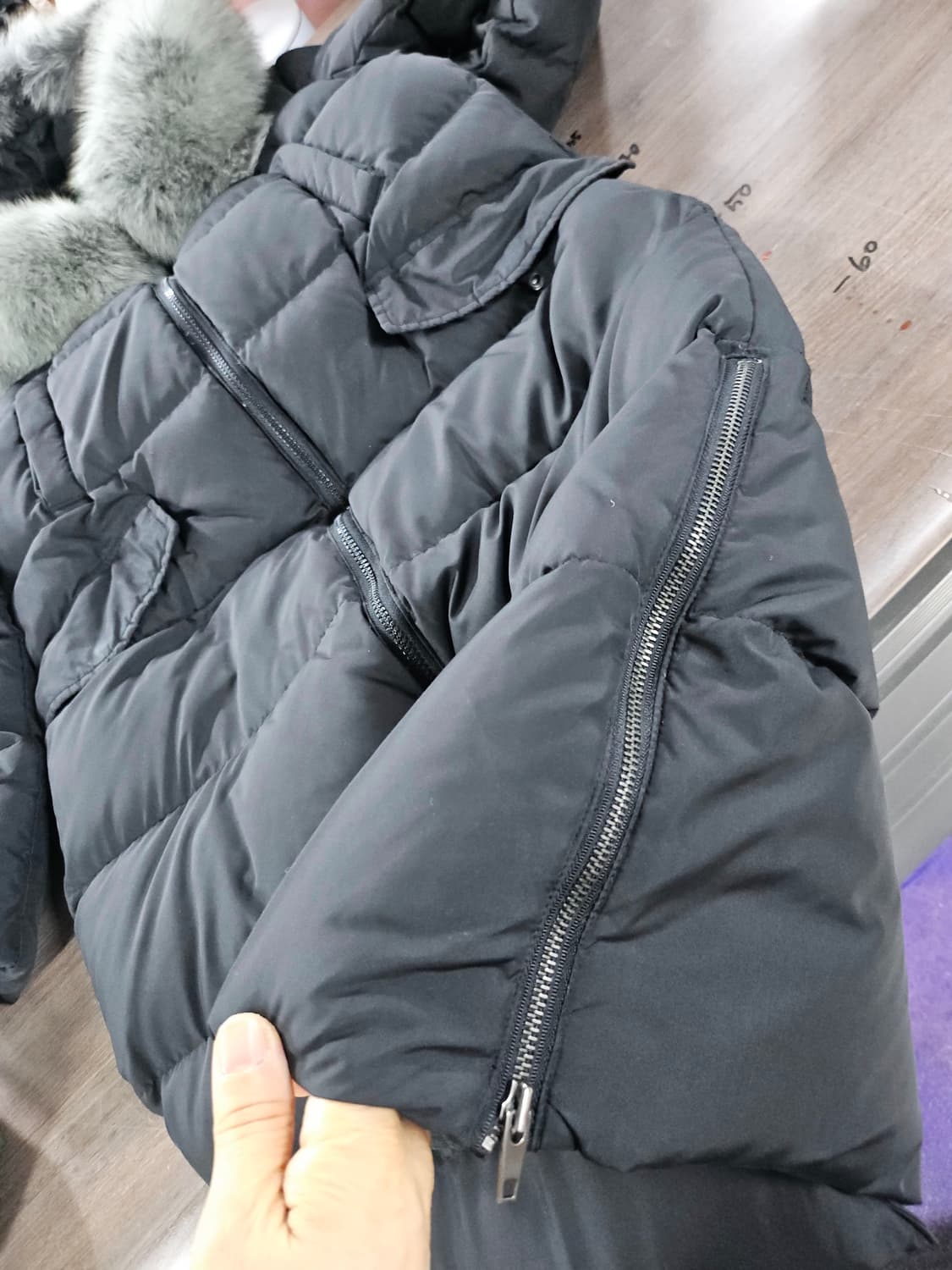 JJ-IO  구스 롱 패딩 L 상품이미지3