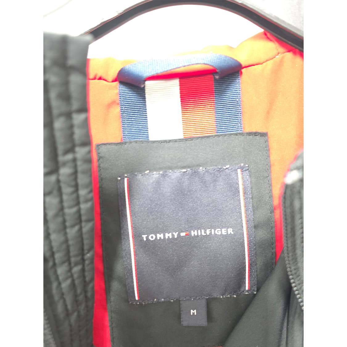 택포) 타미힐피거 블랙 기모 아노락 L 상품이미지2