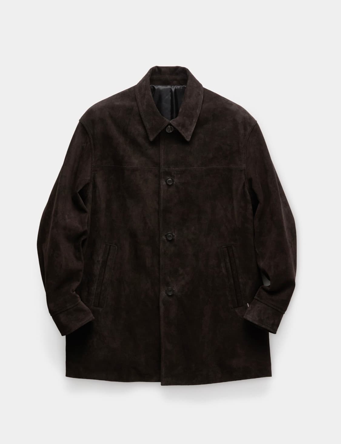 쿠어 - 스웨이드 카코트 다크브라운 M(105) 상품이미지1