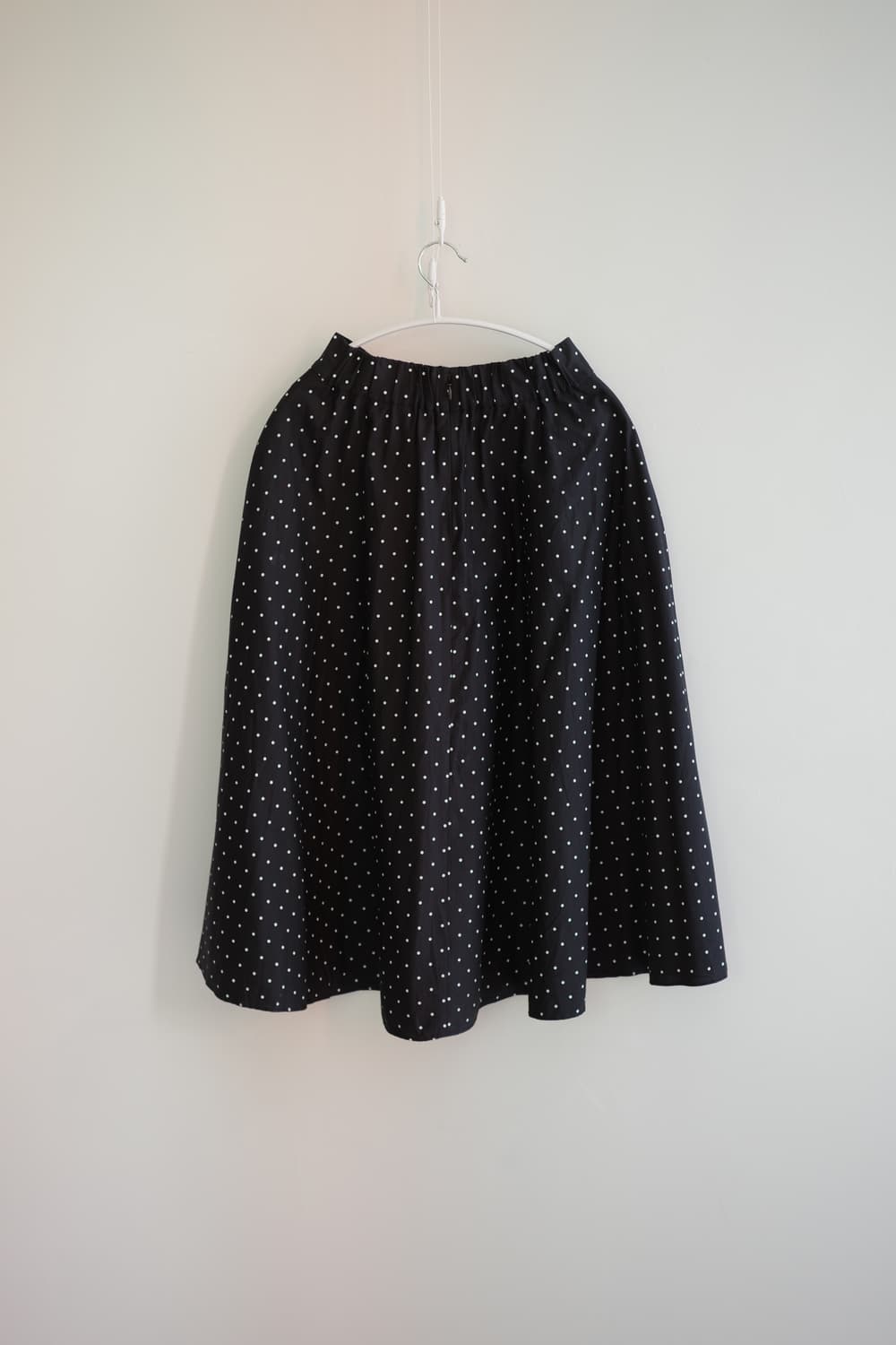 unique 
• 블랙 플리츠 도트 스커트 상품이미지5