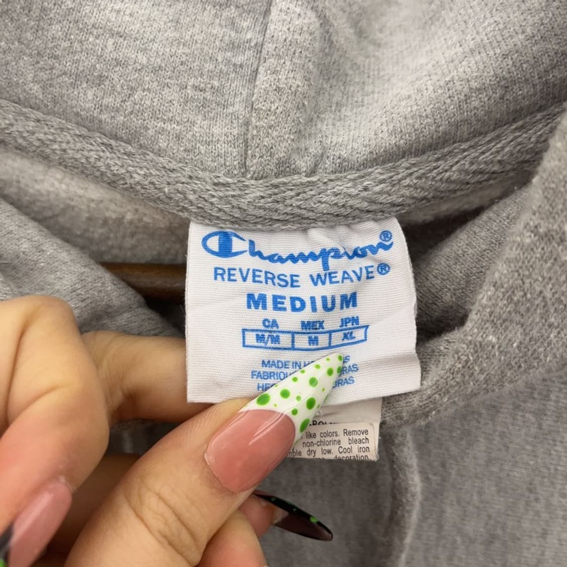 챔피온 리버스위브 빈티지 캐주얼 약기모 후드티 M C09006 상품이미지5