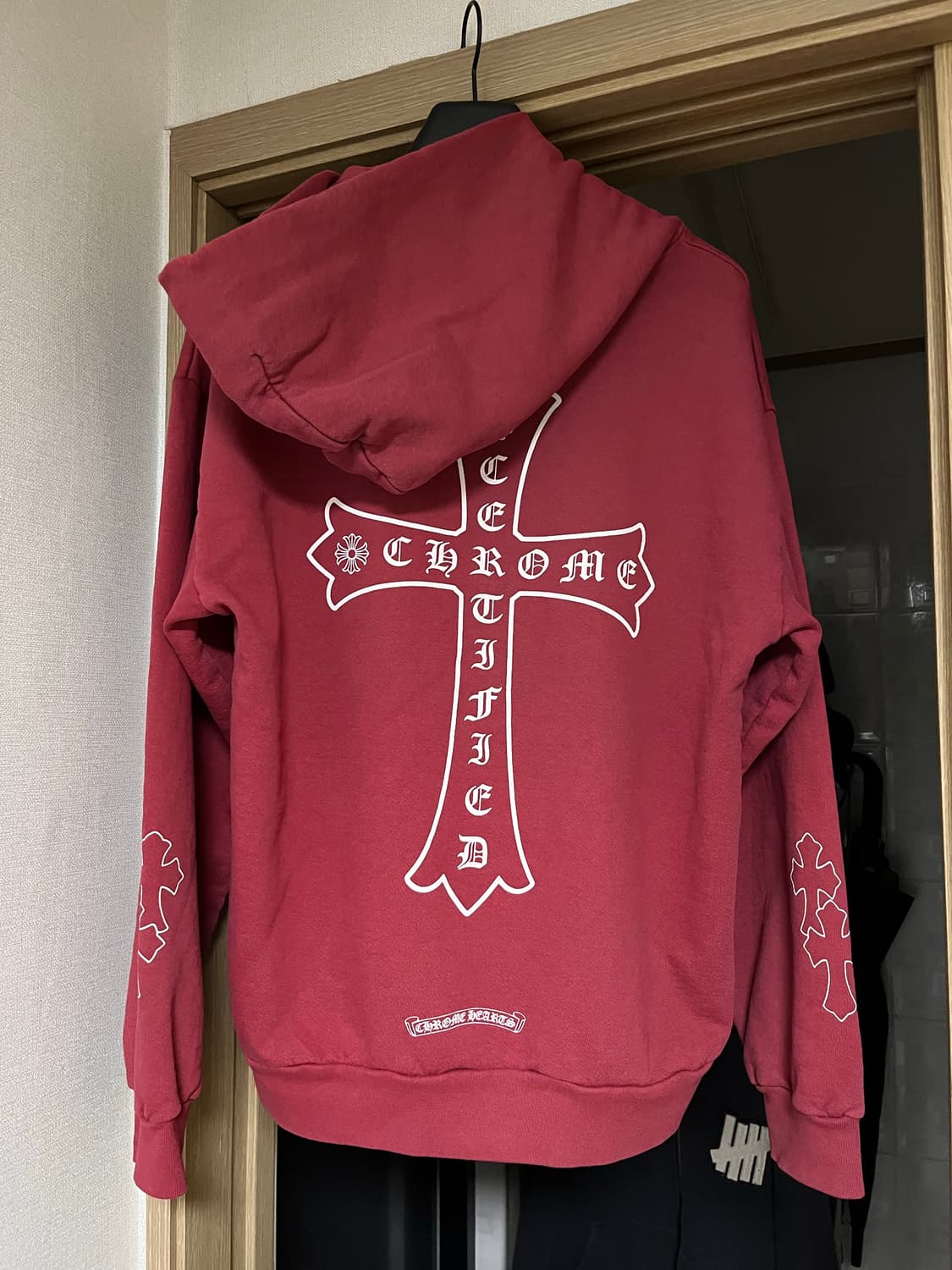 크롬하츠 드레이크 후드 레드 XL 상품이미지2