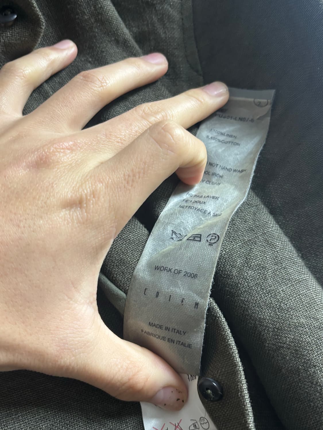 Lm altieri linen jacket 상품이미지7