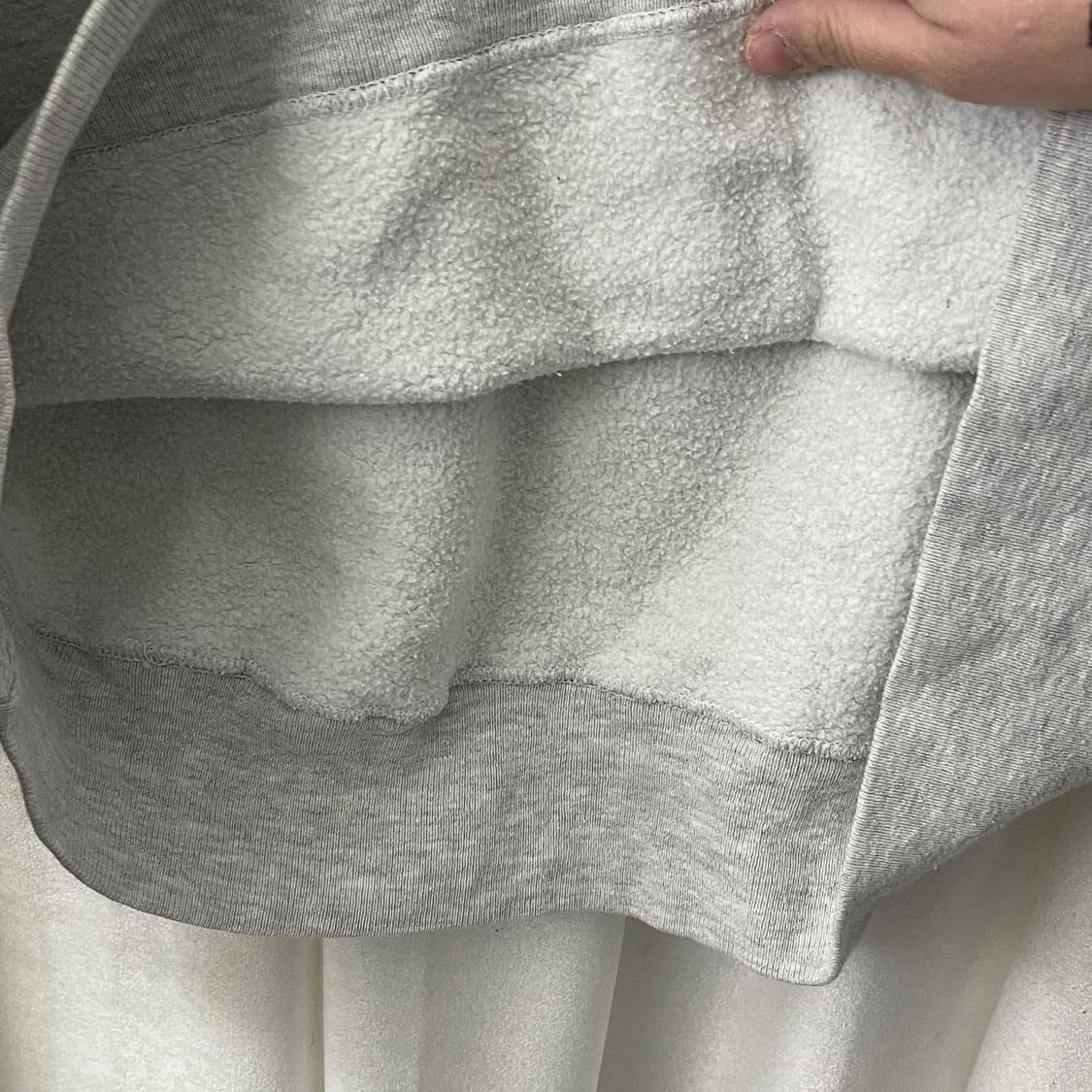 챔피온 그레이 반집업 맨투맨 상품이미지4