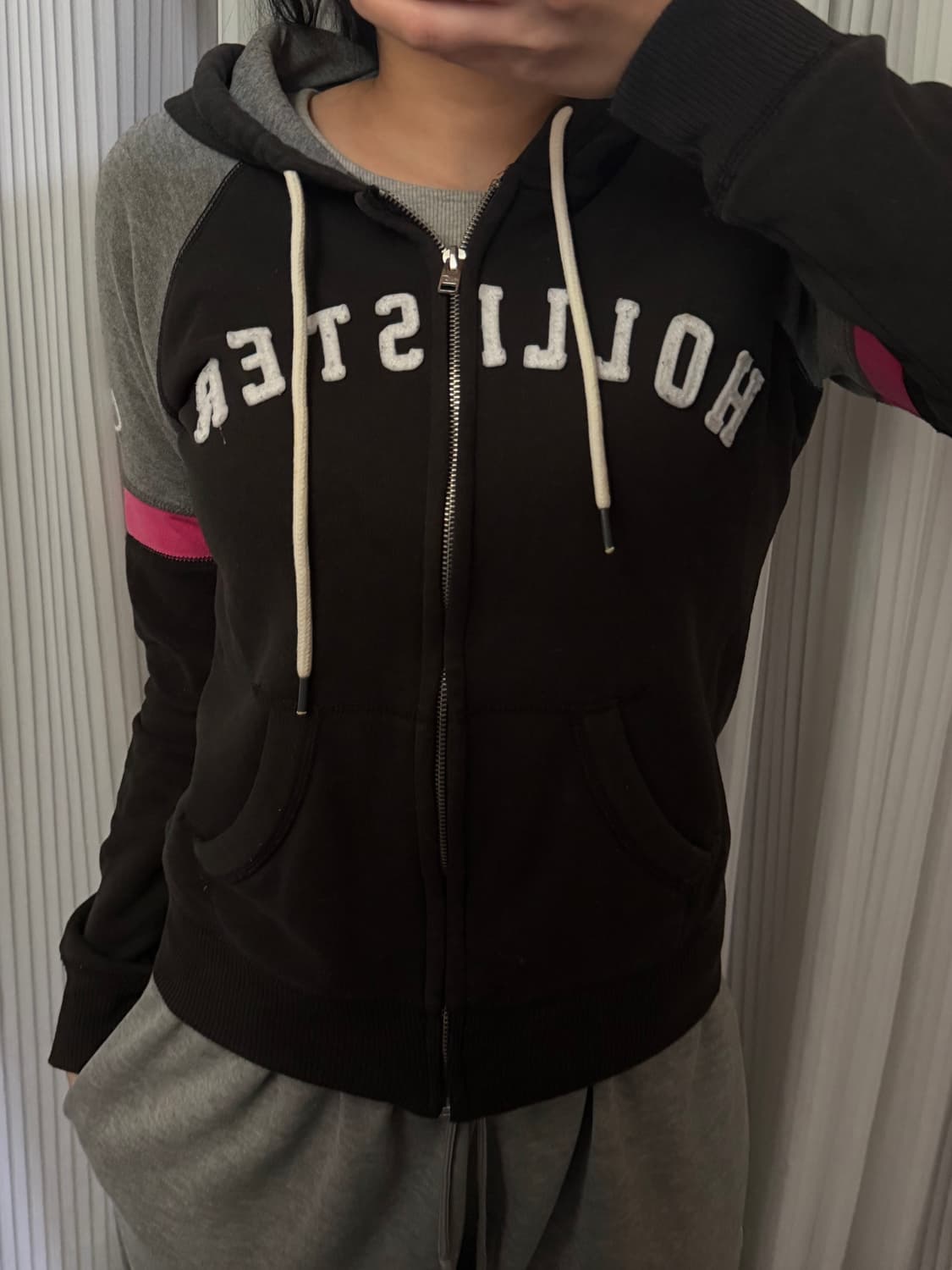 홀리스터 블랙 후드집업 S 상품이미지1