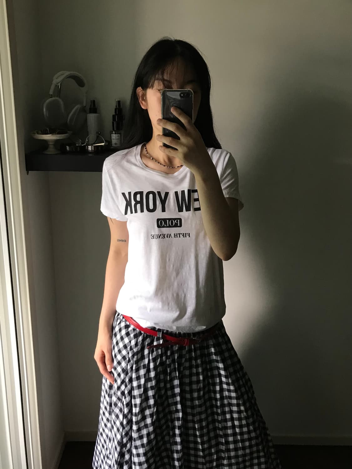 폴로 랄프로렌 중앙 프린팅 화이트 반팔티 상품이미지2