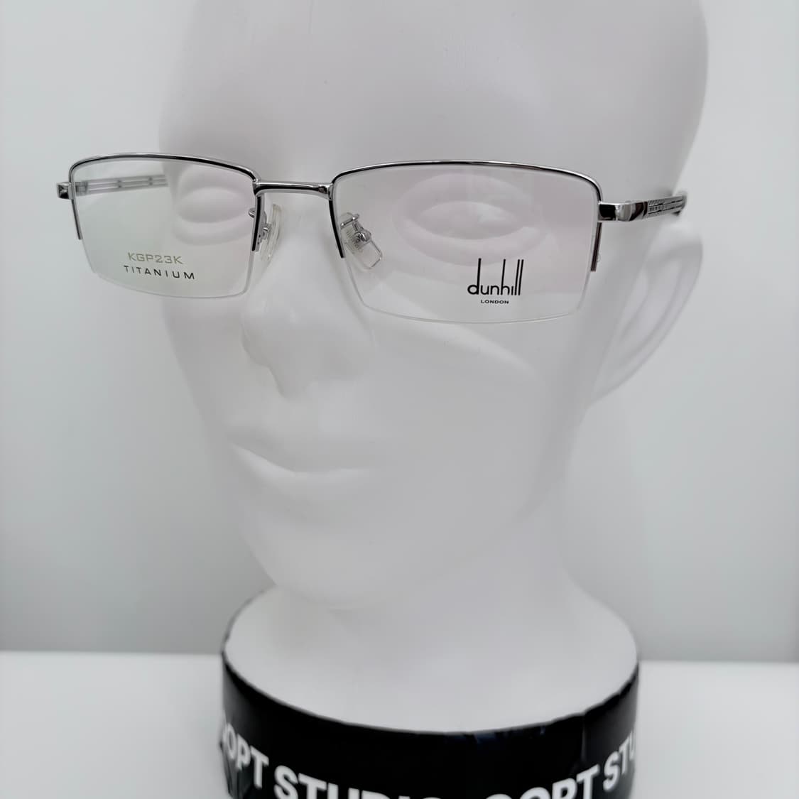 DUNHILL 던힐 실버 사각 반무테 상품이미지6