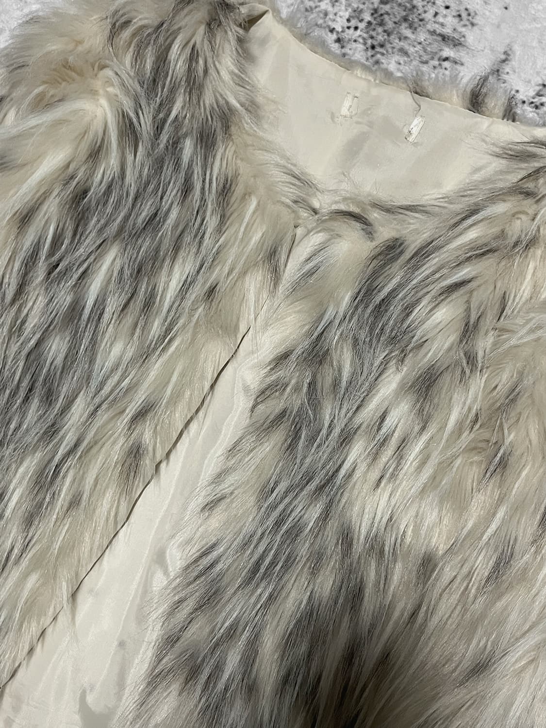 vintage cropped fur jacket  상품이미지3