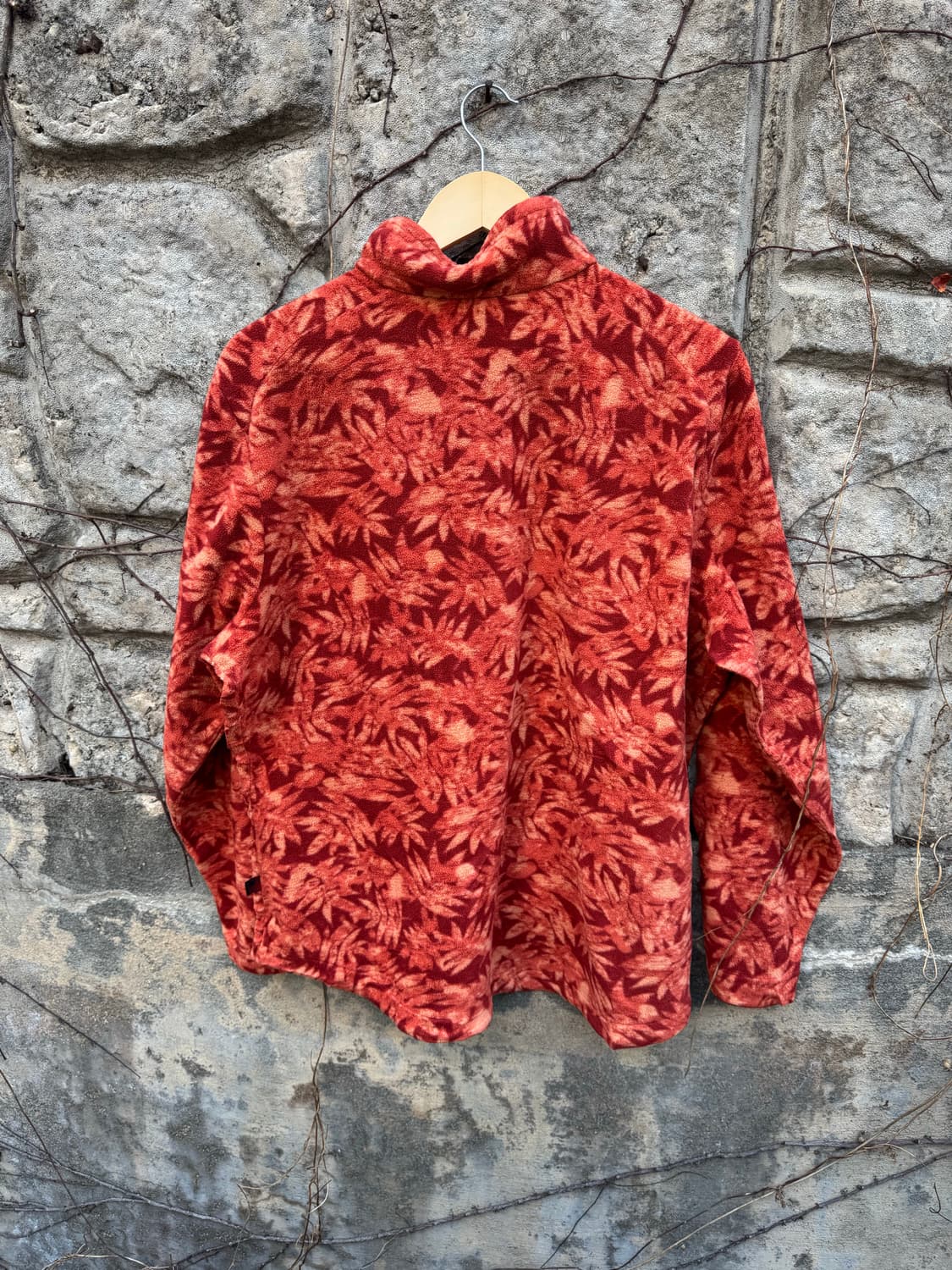 울리치 빈티지 낙엽패턴 플리스 자켓 상품이미지3