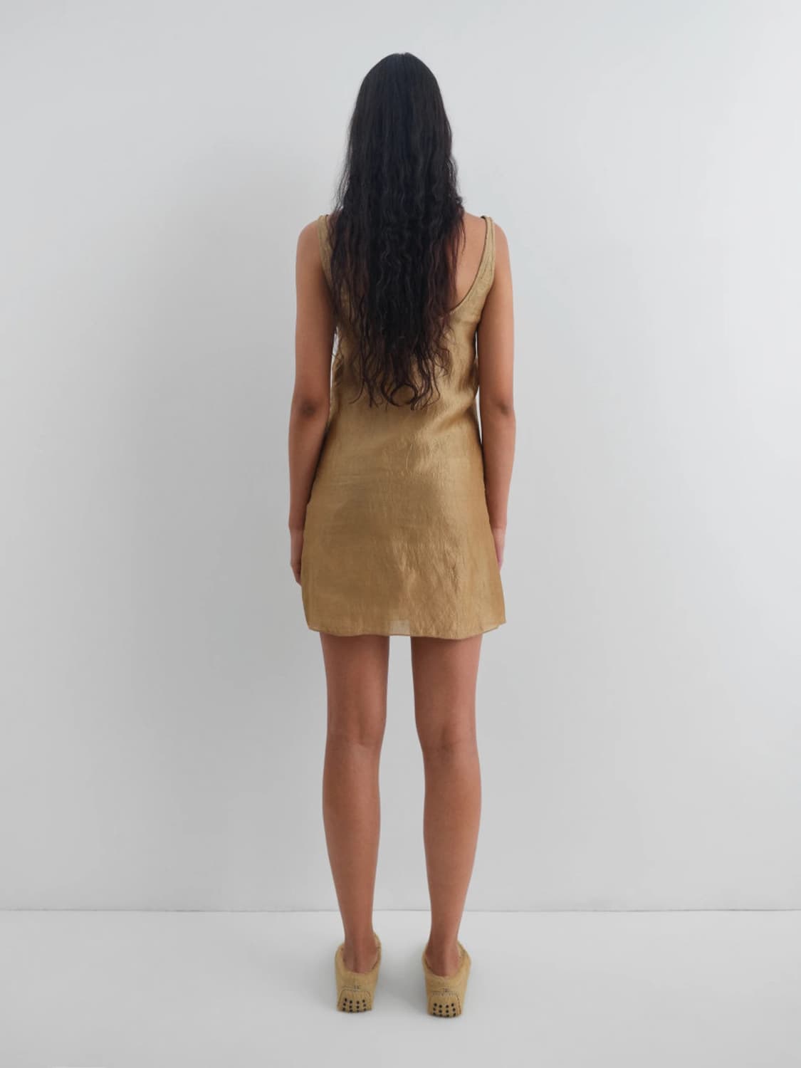 [XS,S]기마구아스 Claude 스터드 미니 드레스/메탈릭 상품이미지4