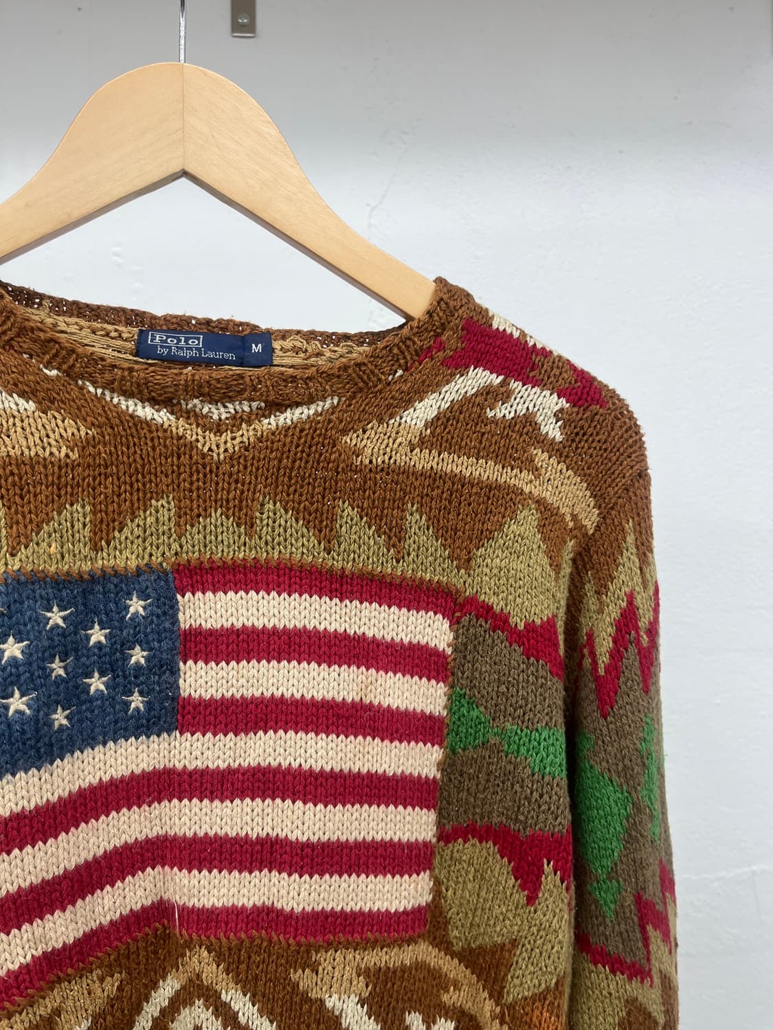 M) POLO RALPH LAUREN NAVAHO FLAG KNIT 상품이미지2