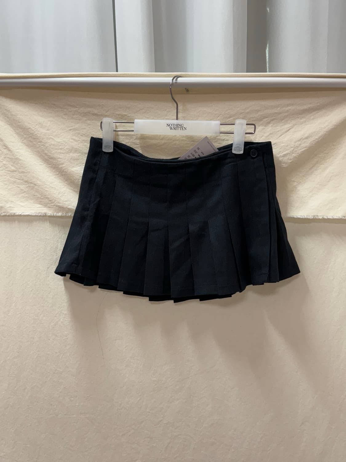 브랜디멜빌 핀턱 미니스커트navy 상품이미지1