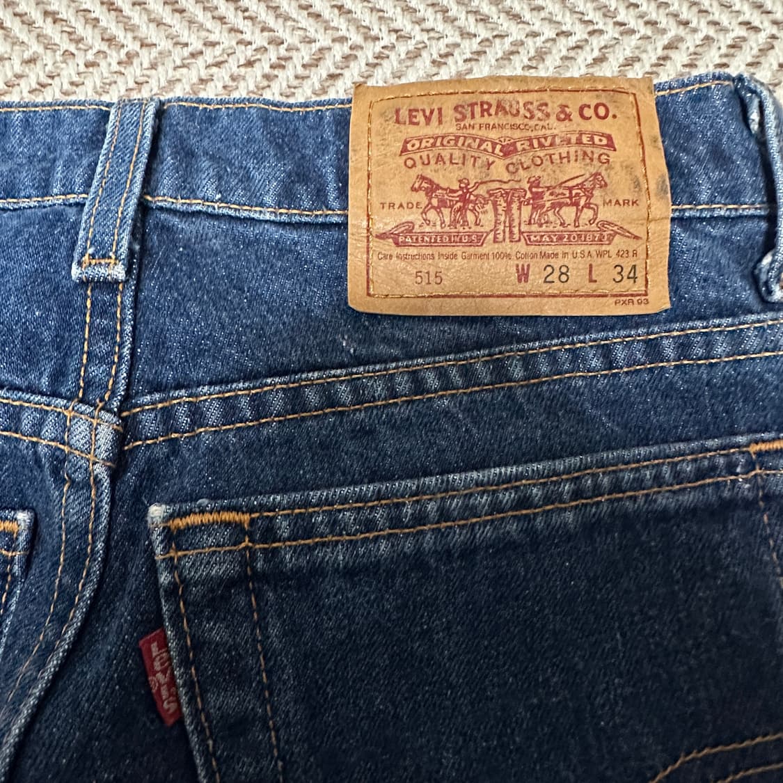 LEVI'S 515 90's usa made denim pants 상품이미지3