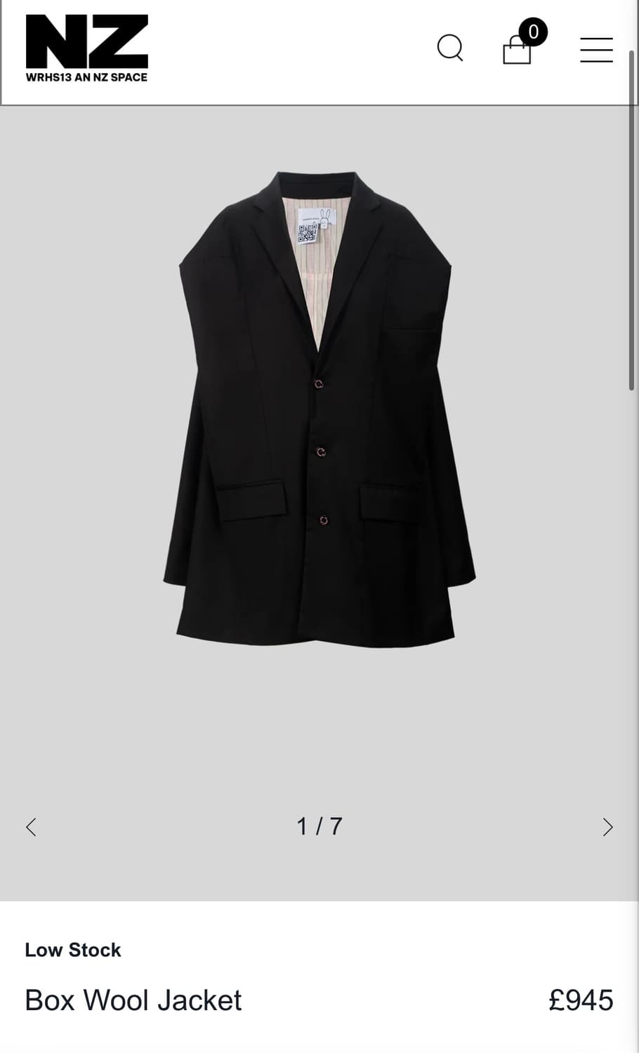 Box Wool Jacket 상품이미지10