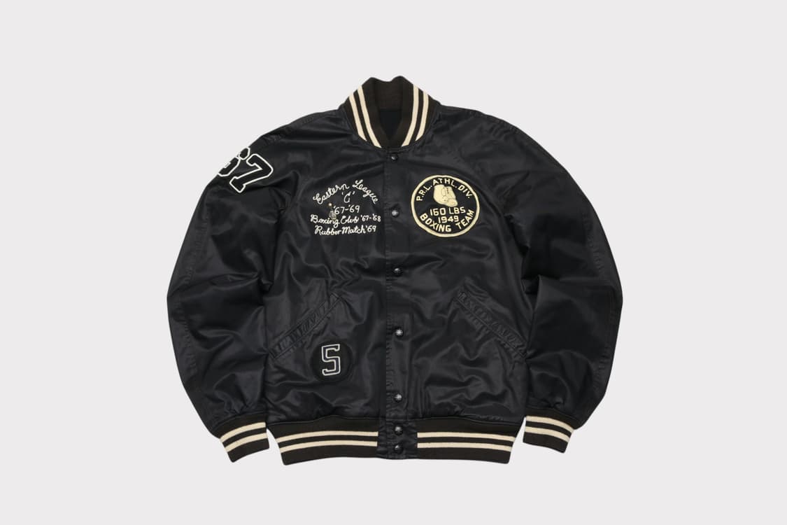 [M] 폴로 랄프로렌 복싱클럽 리버시블 새틴 바시티자켓 상품이미지1