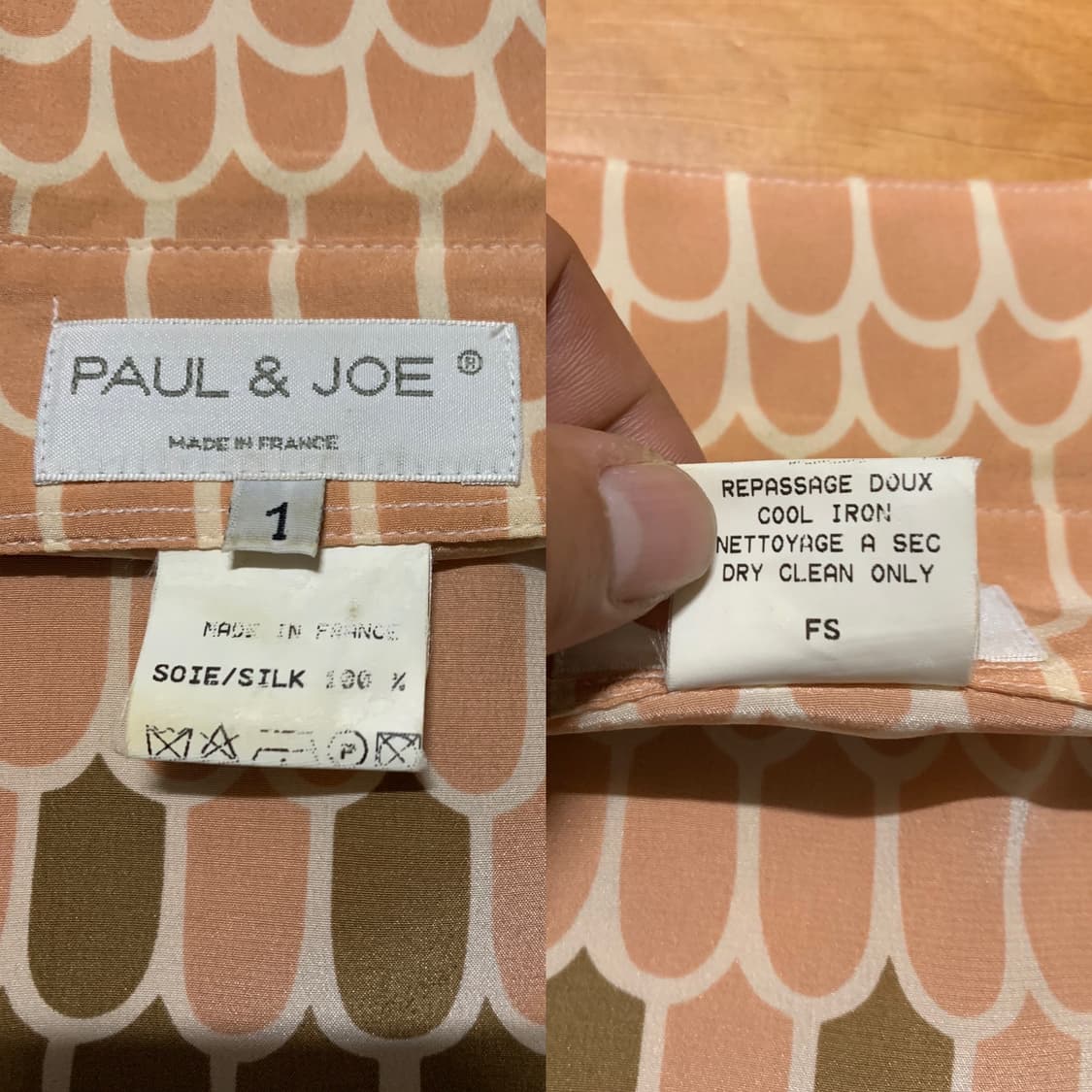 PAUL&JOE 폴앤조 블라우스(실크)1 사이즈 상품이미지8