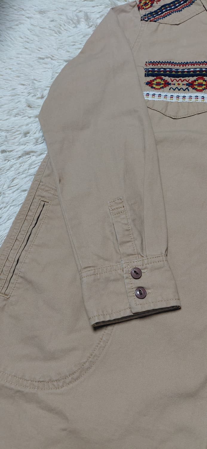 TITICACA 에스닉 자수 셔츠 원피스 상품이미지3