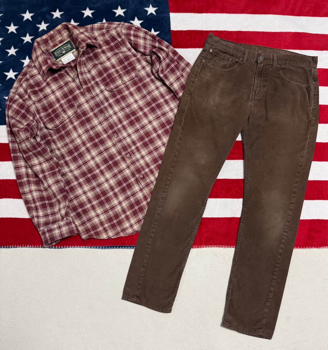 Field&stream flannel shirt필드앤스트림 헤비플란넬셔츠 상품이미지10