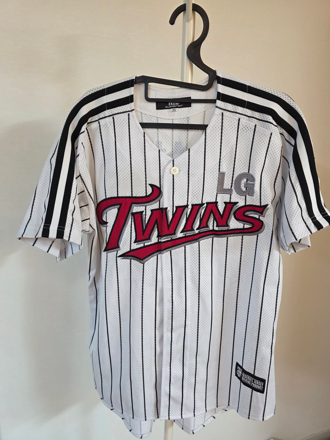 LG 트윈스 스트라이프 홈 유니폼 95 상품이미지2