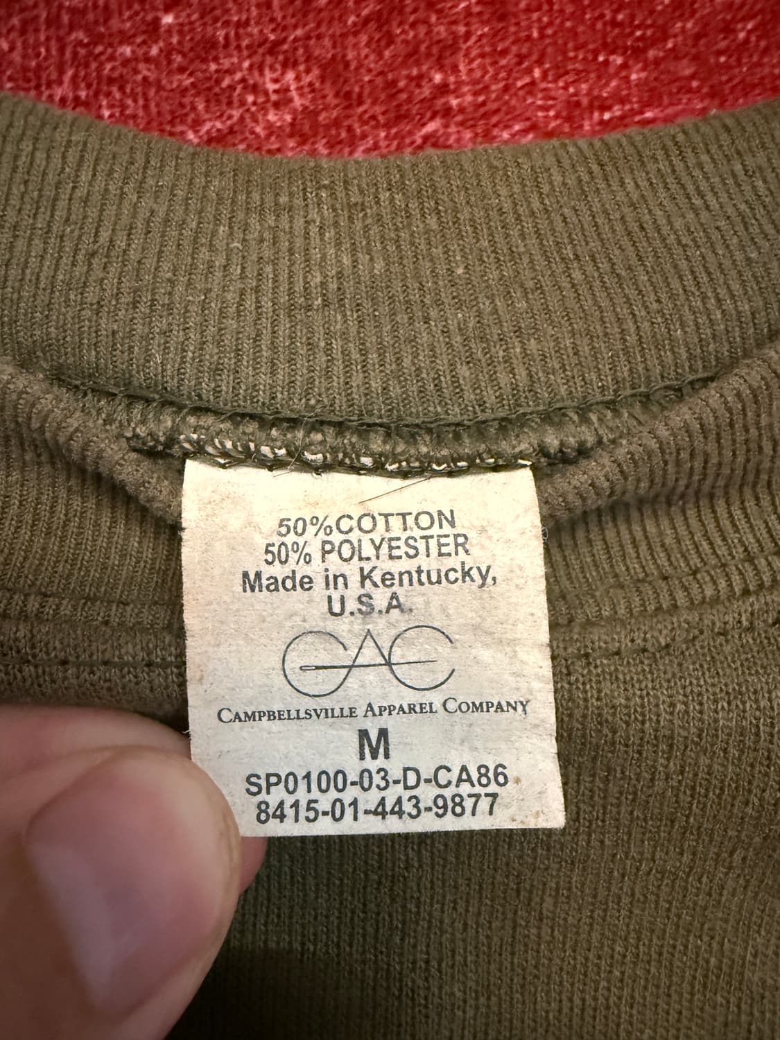 🇺🇸미군납 CAC USMC 스웻 M 상품이미지3