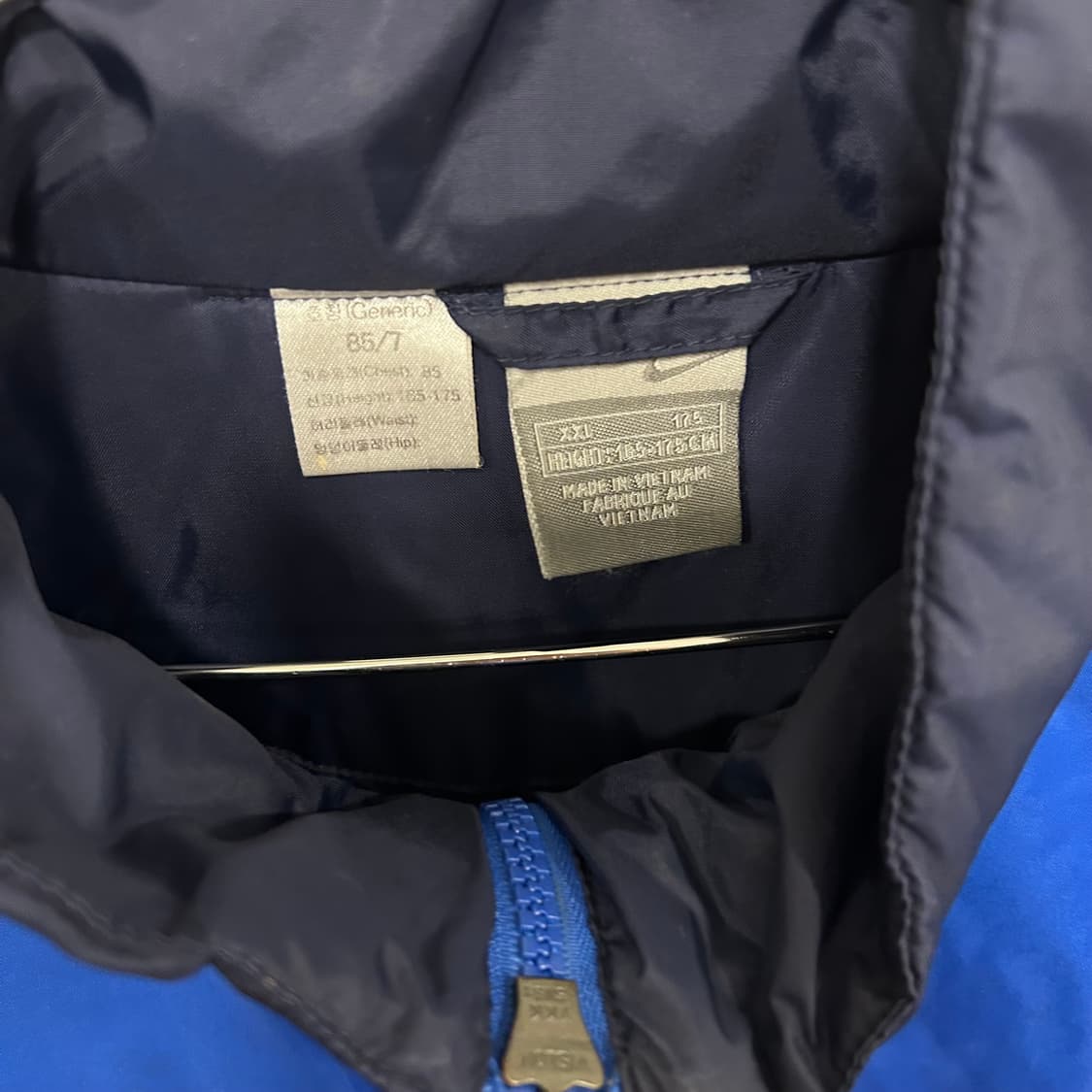 나이키 올드스쿨 배색 누빔 바람막이 자켓 상품이미지3