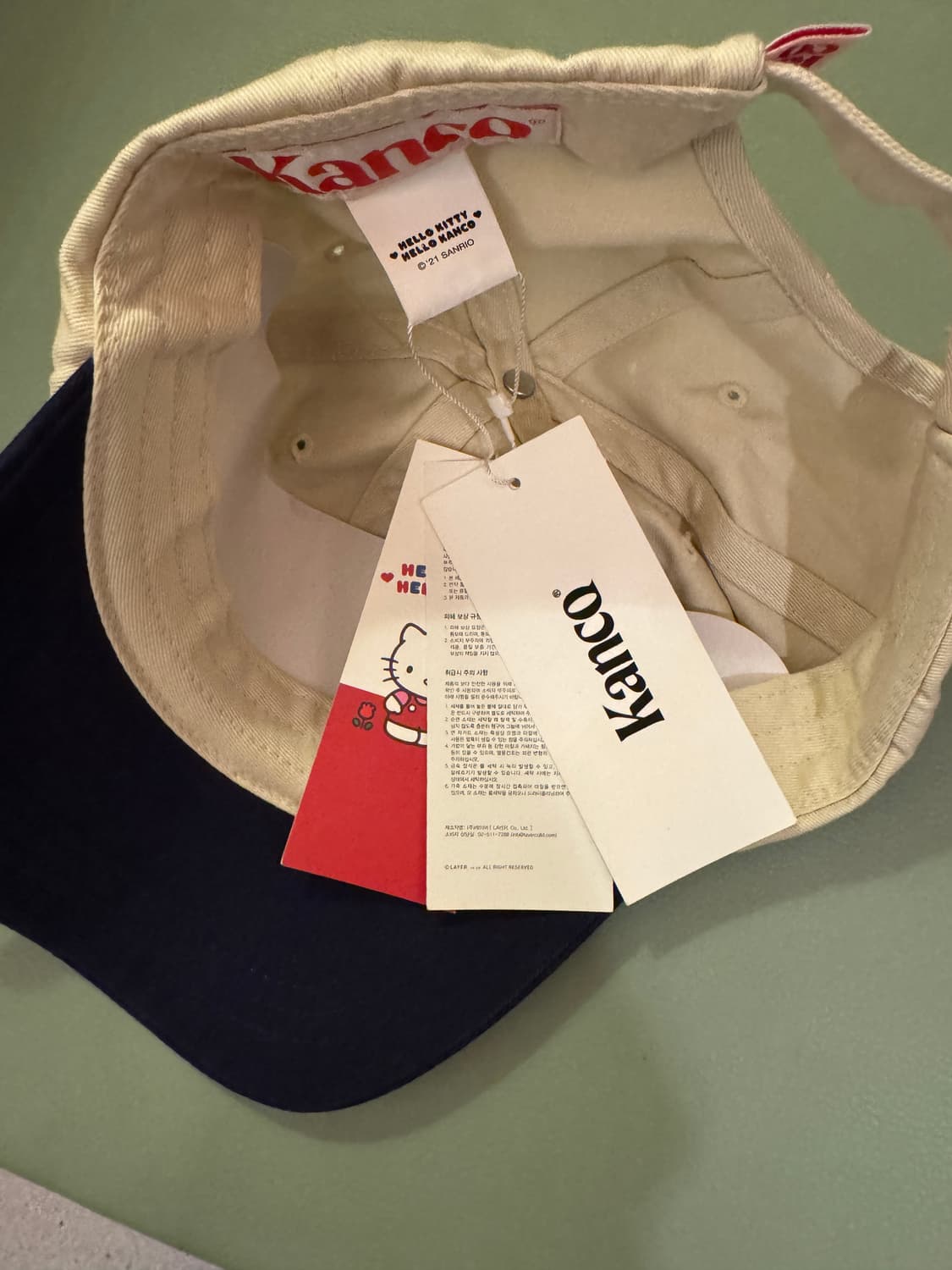 헬로키티 칸코 모자 상품이미지4