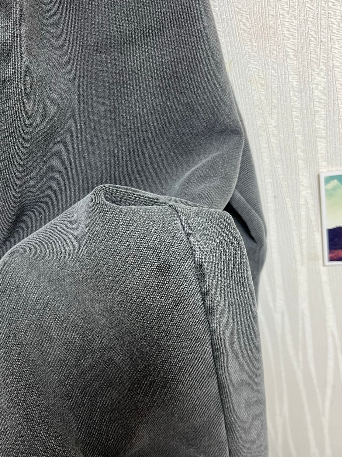 (셋업가격) 아이앱 스튜디오 차콜 맨투맨, 스웨트 팬츠 상품이미지4