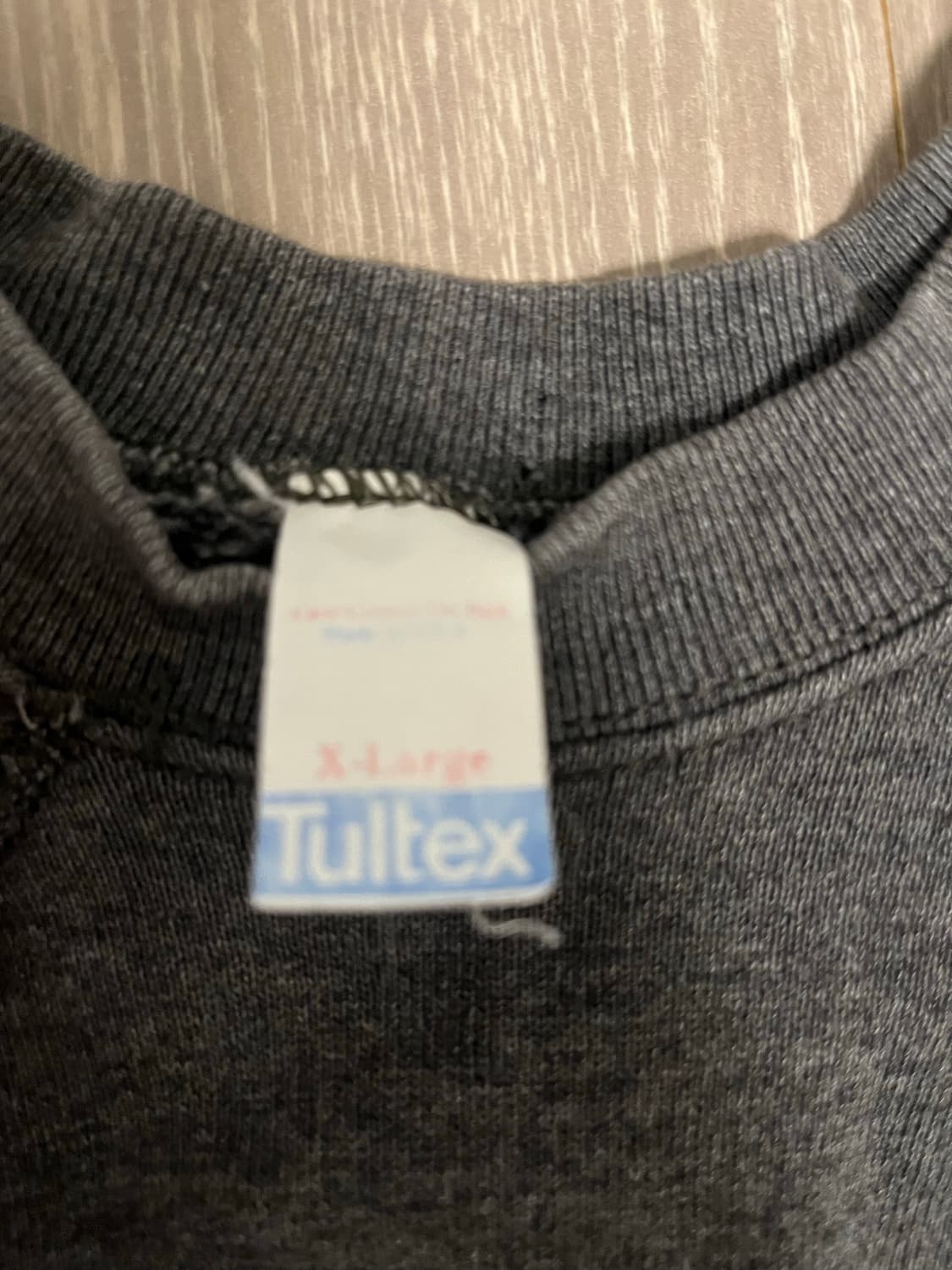tultex 차콜 50/50 스웻셔츠 상품이미지2