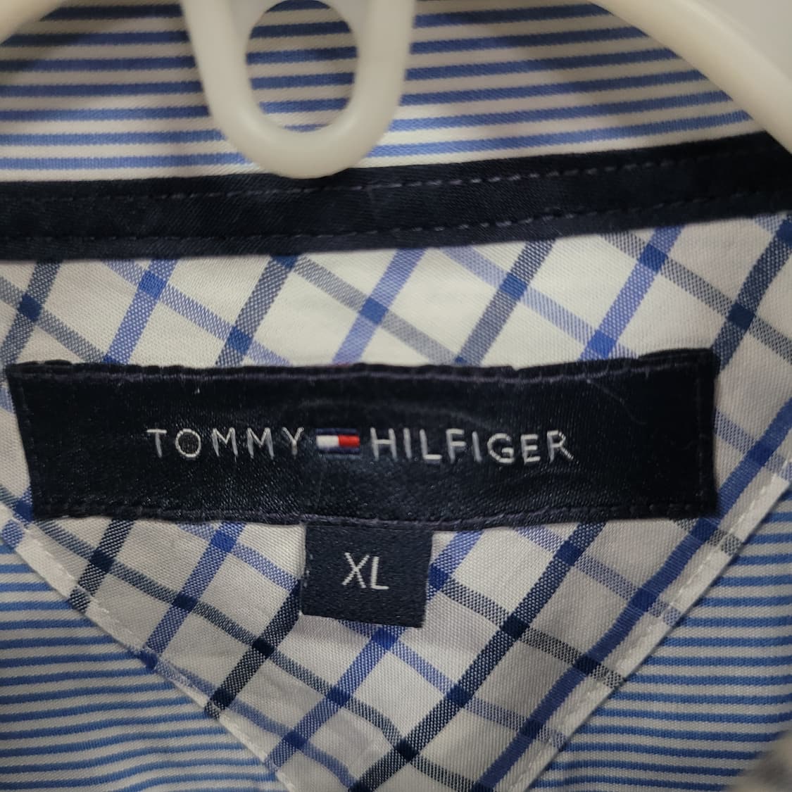 Tommy Hilfiger 타미힐피거 체크 자수로고 셔츠  상품이미지5