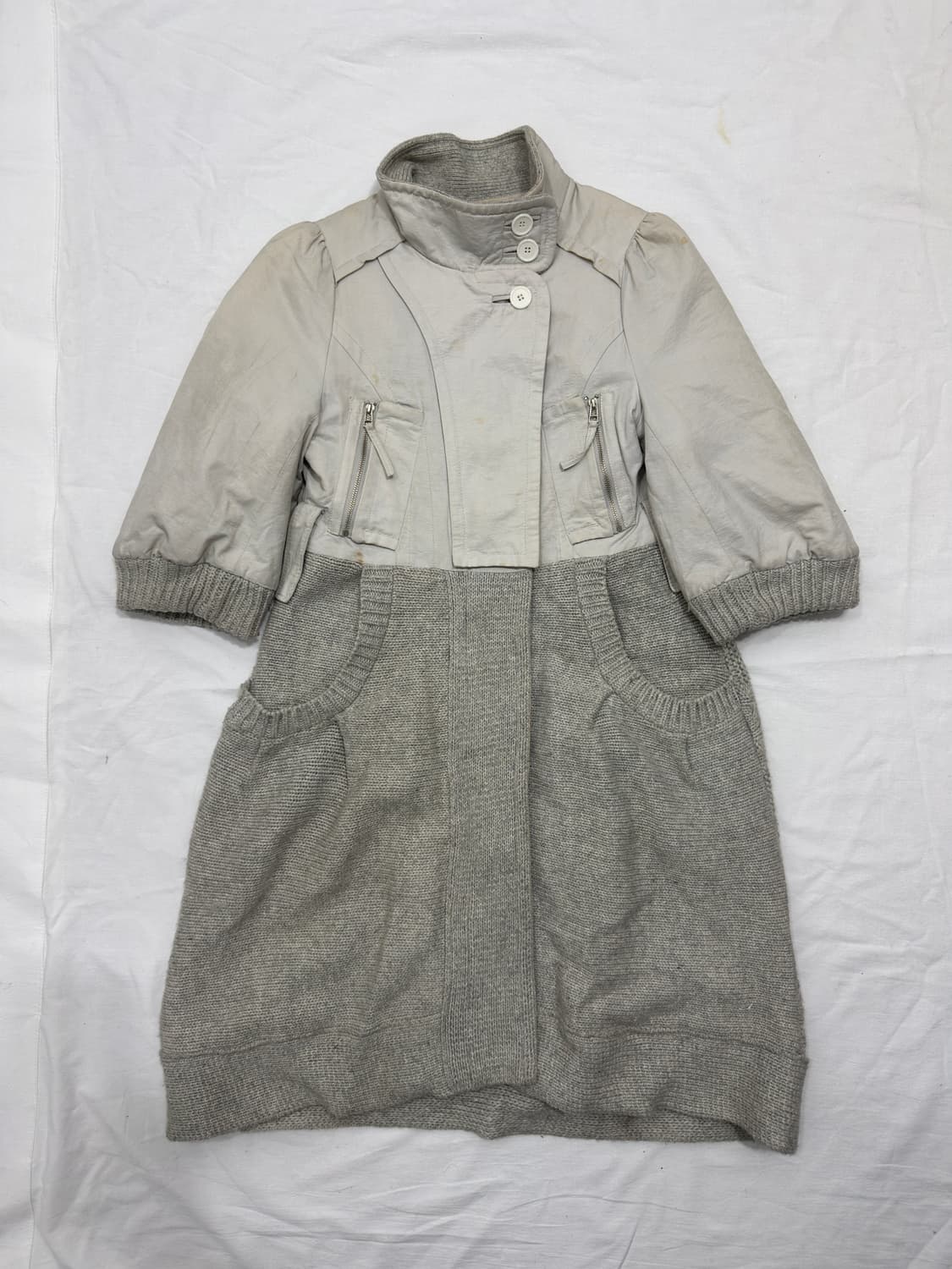 hanii y knit detail twoway jacket 상품이미지1