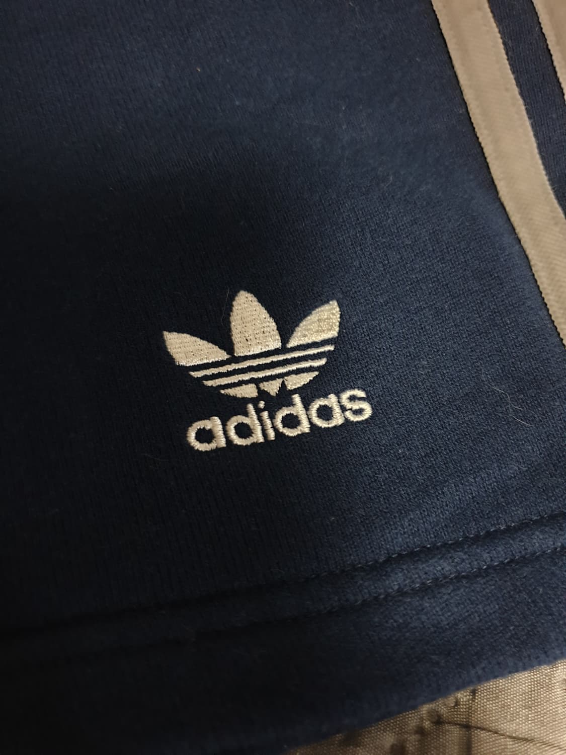 아디다스 파이어버드 코튼 하프팬츠 네이비 (M) 상품이미지2