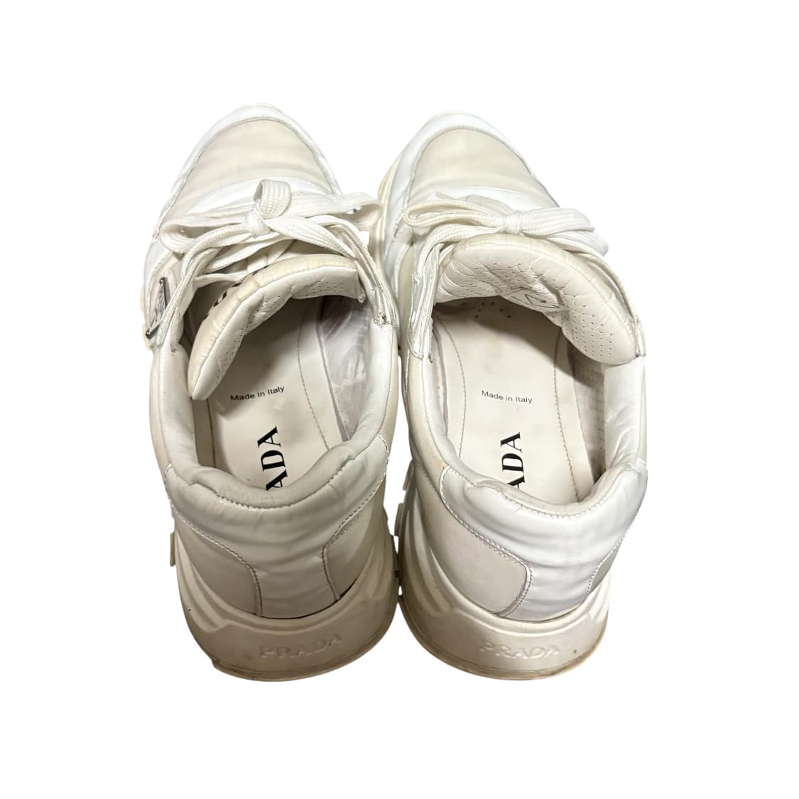 프라다 삼각로고 리나일론 레더 스니커즈 9 280 상품이미지5