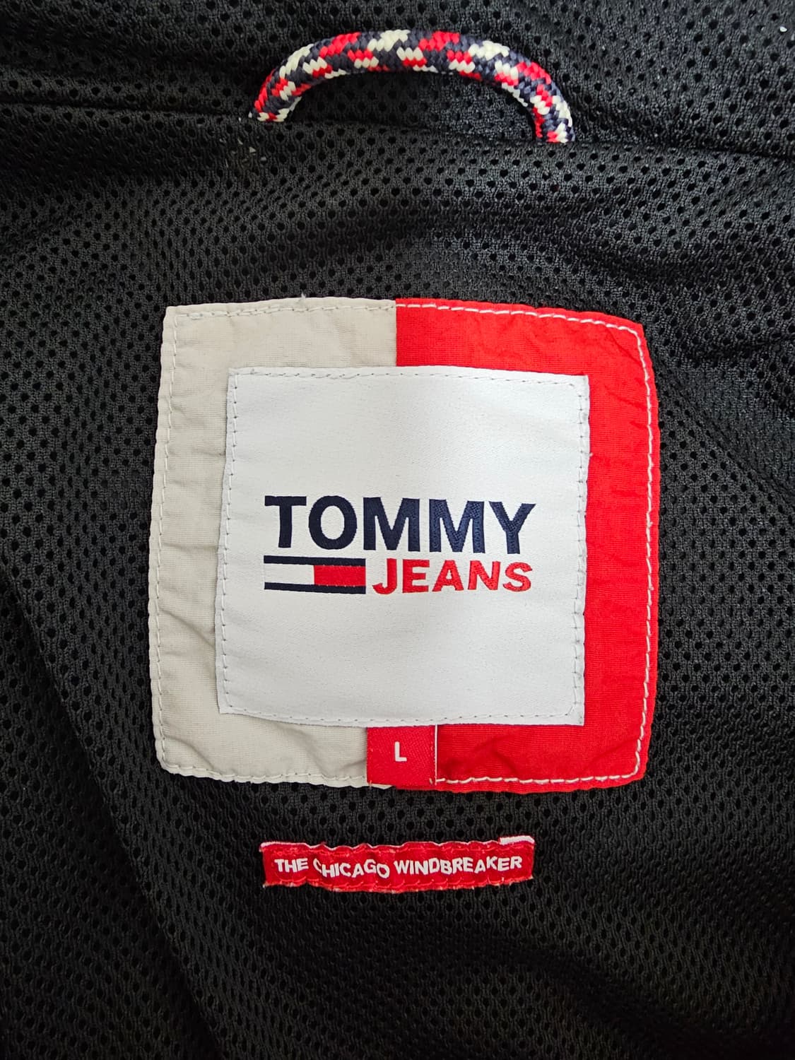 타미진스 블랙 후드 바람막이 점퍼 L (XL가능) 상품이미지3