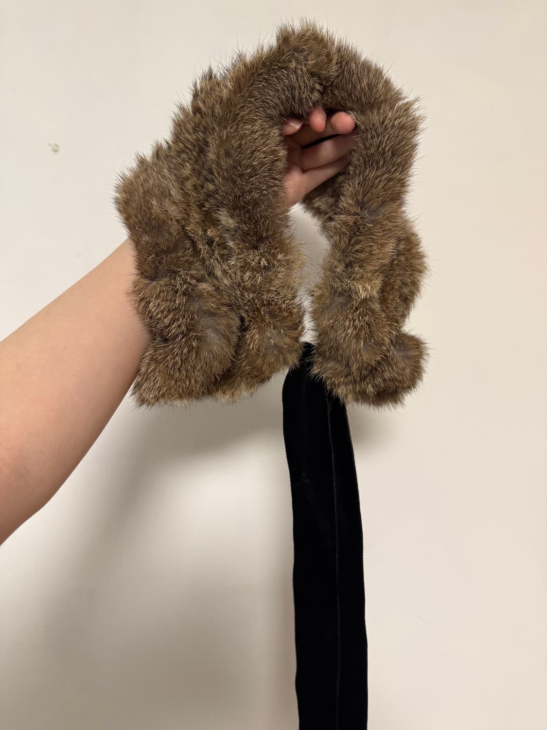 토끼털 머플러 갸루템 모리걸 상품이미지2